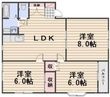 サンハイツ西高崎 Ⅳ棟の間取図