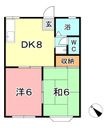 シャトレ・ウエストBの間取図