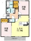 サンパティーク C棟の間取図