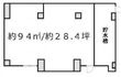 岡山市北区中山下1丁目の間取図