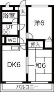 M・ヒューゲルの間取図