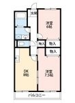 プラチナハイツ安井IIIの間取図