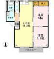 グレイス B棟の間取図