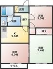 Scene88の間取図