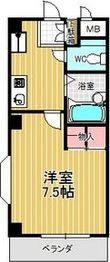 カサブランカ二村台の間取図