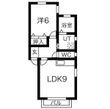 エースメゾンの間取図