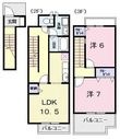 ラ・メルヴェイユの間取図