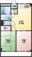 三崎近藤ハイツの間取図