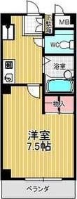 カサブランカ二村台の間取図