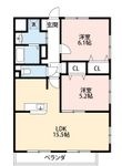 緒川プラザの間取図