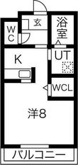 ジュネス徳次M棟の間取図
