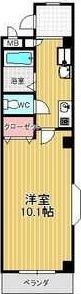クレセールNの間取図
