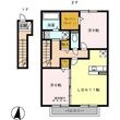 グランドールふじが丘 Bの間取図