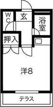 T-コーポの間取図
