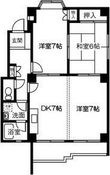 セントラルハイツの間取図