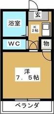 マイルーム稗田の間取図