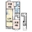 プリンセスガーデンⅡの間取図