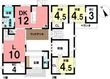 碧南中後町戸建の間取図