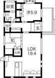 知立市栄　貸家の間取図