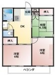 翼ハイツ 2号館の間取図