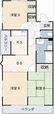 CAESAR　PARKⅠの間取図