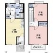 パストラル吉良Aの間取図