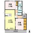 ディアスバンノの間取図