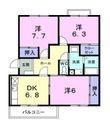 スカイレジデンスの間取図