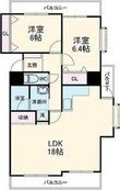 グローリアス西尾桜町の間取図