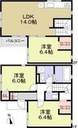 刈谷市大正町戸建賃貸B棟の間取図