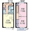 セゾンコートの間取図