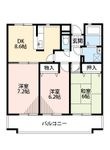 ソレアードパラシオンの間取図