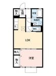 カーサ タカラBの間取図