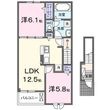リヴェール・KⅠの間取図