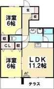 ジェンティーレの間取図