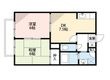 プレジオ宝町の間取図