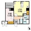 ヴィラ トルチュ東刈谷の間取図