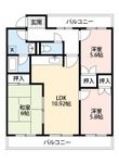 ジュネス神谷の間取図