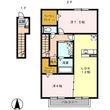 グランドールふじが丘 Aの間取図