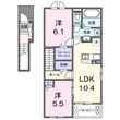 リヴェール・KⅡの間取図