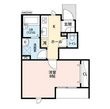 リーブル Mの間取図