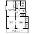 シェリール B棟の間取図