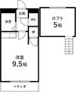 コーポイーストBの間取図