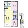 シャンテ若草の間取図