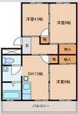 鶴城コーポの間取図
