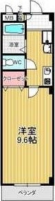 クレセールNの間取図