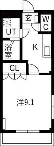 アルシオン田戸の間取図