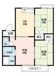 写真：コーポアイリス2階の間取図