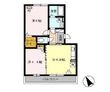 レザン長根 Bの間取図