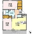 岡崎市昭和町字神郷の間取図
